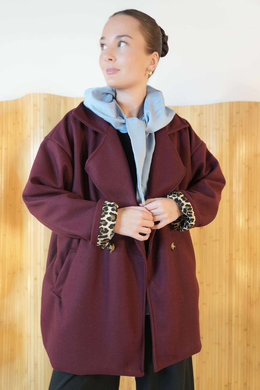 Vivienne Coat Damson